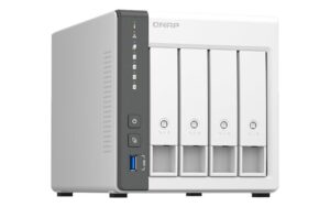 Купить Системы хранения данных QNAP CHANNEL QC 2GhzCPU/4Gb/upto 4HDD, upto 12 with TL-D800C/SATA(3,5'')/ 1xUSB3.2 2xUSB2.0/1x1GbE 1x2,5GbE/iSCSI/1xPS/2YW D4 (REV. C) - 4D-13752727 из реестра по лучшей цене