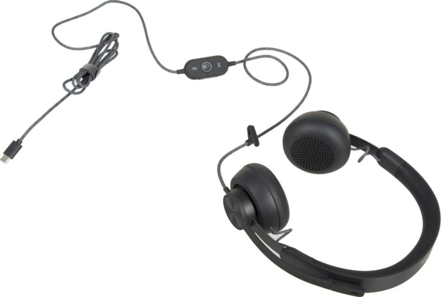 Гарнитура/ Logitech Headset Zone Wired  Teams Graphite — изображение 3
