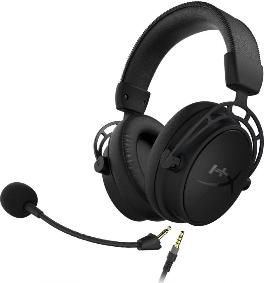 Наушники с микрофоном HyperX Cloud Alpha S Blackout (HX-HSCAS-BK) черный 2м мониторные оголовье (4P5L2AA) — изображение 2