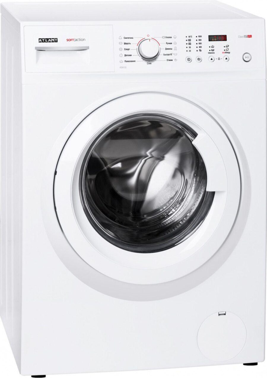 Стиральная машина Атлант СМА-40 М 105-00 класс: A+ загр.фронтальная макс.:4кг белый — изображение 3