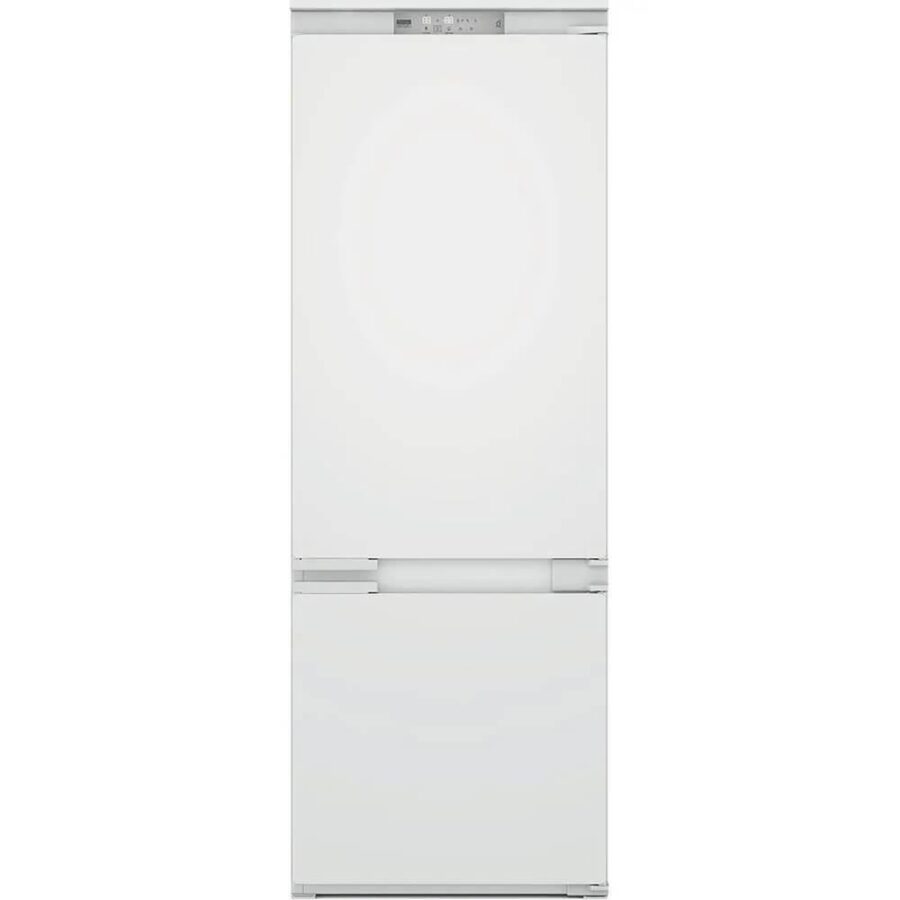 Встраиваемые холодильники Whirlpool 70 см, 193.5х54.3х69 см, 295/99 л, инверторный компрессор, автоматическая разморозка, зона свежести влажная, сенсорное управление, технология 6 SMYSL FreshControl, MultiFlow, FreezeControl, перенавешиваемые дверцы, скол — изображение 3