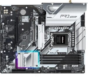 Купить Материнская плата Asrock Z790 PRO RS WIFI Soc-1700 Intel Z790 4xDDR5 ATX AC`97 8ch(7.1) 2.5Gg RAID+HDMI+DP - 4D-13119586 из реестра по лучшей цене