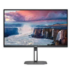 Купить Монитор 27" AOC Q27V5N 2560x1440, WLED, 16:9, VA, 300cd, 4000:1, 20M:1, 4ms, 178/178, HDMI, DP, 75Hz, Speakers, HAS, Pivot, Tilt, Swivel, Внут, VESA, Black, 3y - 4D-13335677 из реестра по лучшей цене