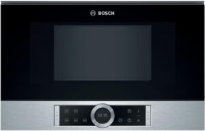 Купить Встраиваемые микроволновые печи BOSCH 900Вт, 5 режимов, инвертер, 21 л, сталь,петли слева - 4D-13517175 из реестра по лучшей цене