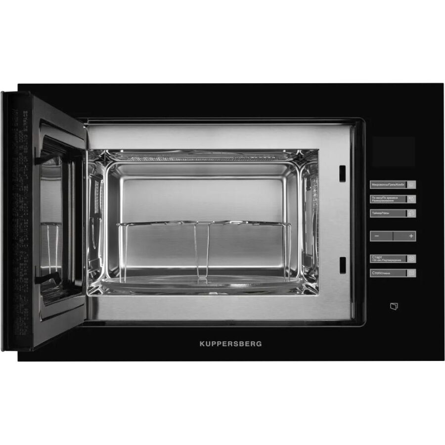 Встраиваемая микроволновая печь Kuppersberg/ Встраиваемая, 18 л, High-Tech, 700 Вт, 8 программ, черный цвет — изображение 4