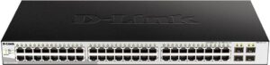 Купить Коммутатор D-Link DGS-1210-52MP/ME/B 48x1Гбит/с 4SFP 48PoE 370W управляемый - 4D-12858213 из реестра по лучшей цене