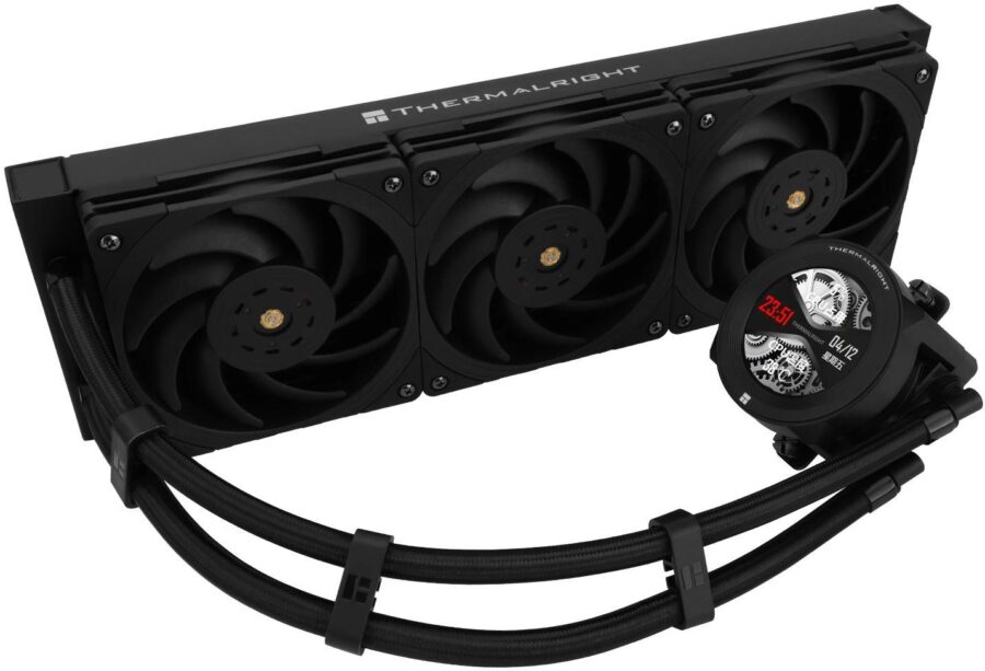 Система водяного охлаждения Thermalright Core Vision 360 Soc-AM5/AM4/1200/1700/1851 черный 4-pin 28.1dB Al LCD Ret (C-VISION-360-BL) — изображение 2