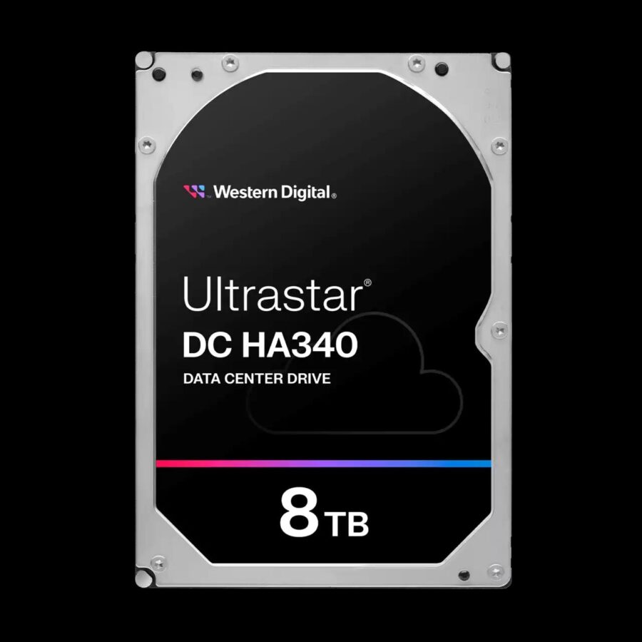 Жесткий диск/ HDD WD SATA Server 8Tb Ultrastar DC HA340 7200 6Gb/s 256MB 1 year warranty (replacement HUS728T8TALE6L4, HUH721008ALE604, HUS726T6TALE6L4)