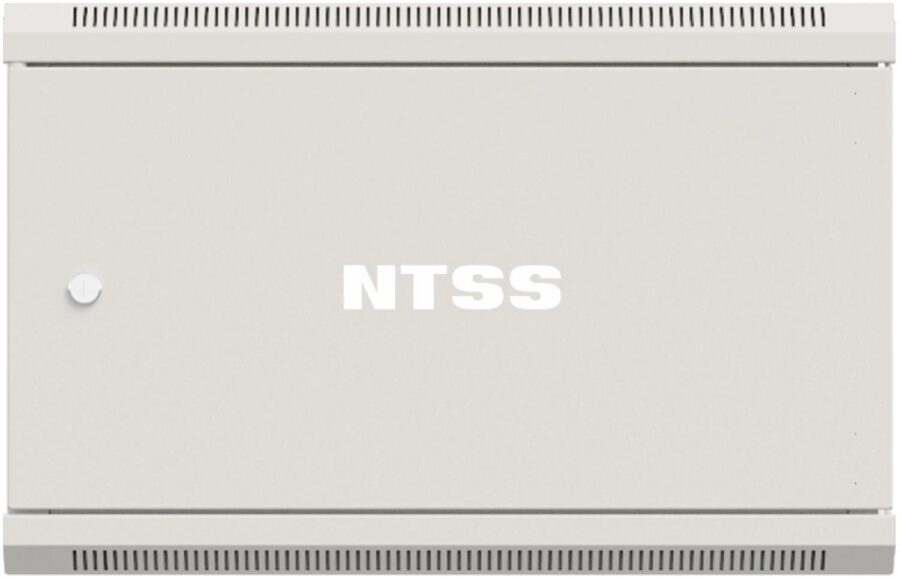 Шкаф коммутационный NTSS Премиум (NTSS-W9U6060FD) настенный 9U 570x600мм пер.дв.металл 60кг серый 500мм 22кг 220град. 500мм IP20 сталь