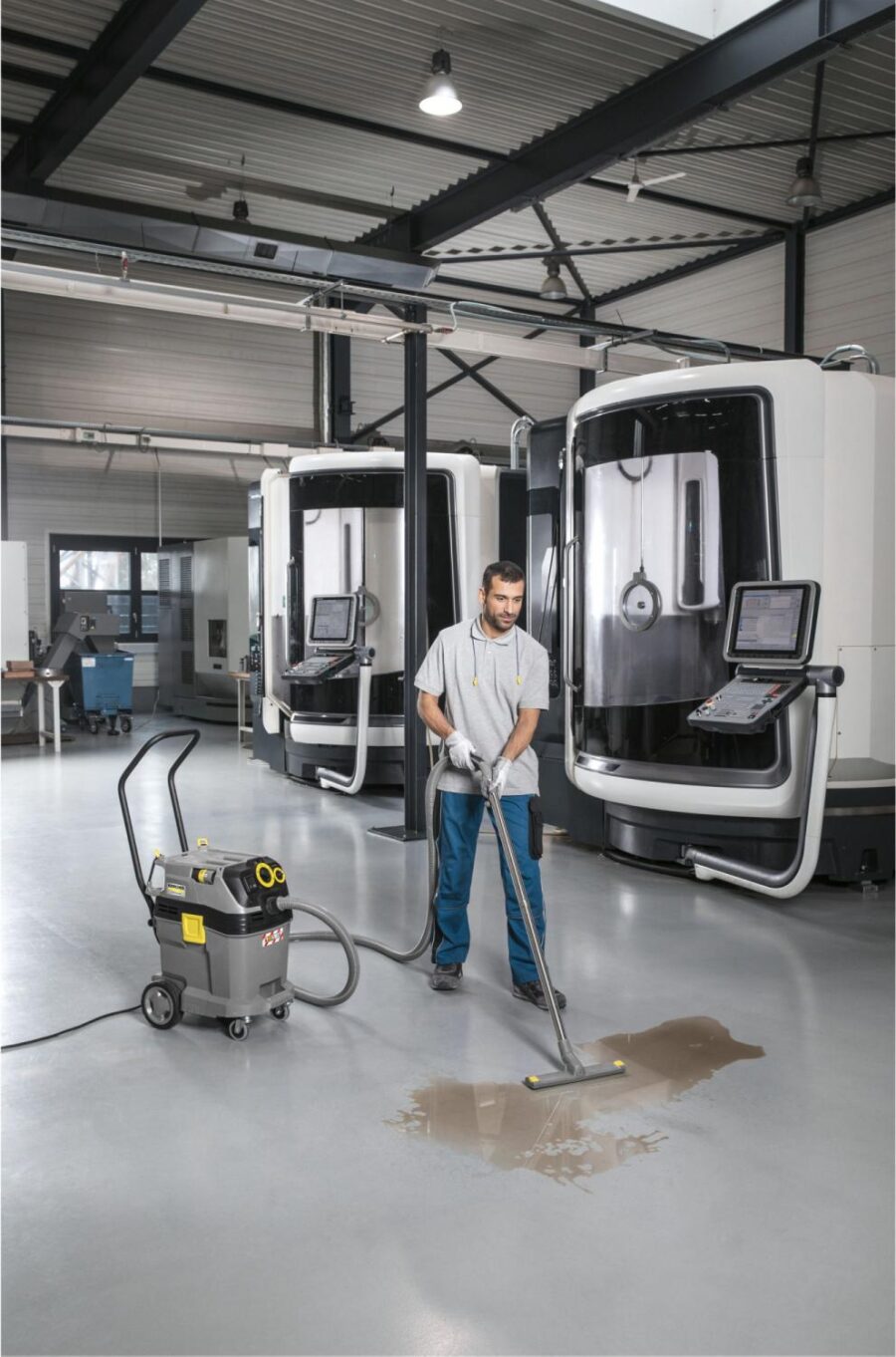 Строительный пылесос Karcher NT 40/1 Tact Te L 1380Вт (уборка: сухая/влажная) серый — изображение 4