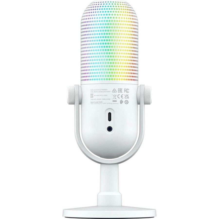 Микрофон Razer Seiren V3 Chroma White Edition — изображение 2