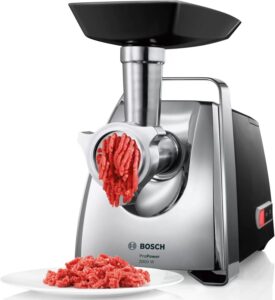 Купить Мясорубка Bosch MFW67440 2000Вт черный/серебристый - 4D-13399632 из реестра по лучшей цене