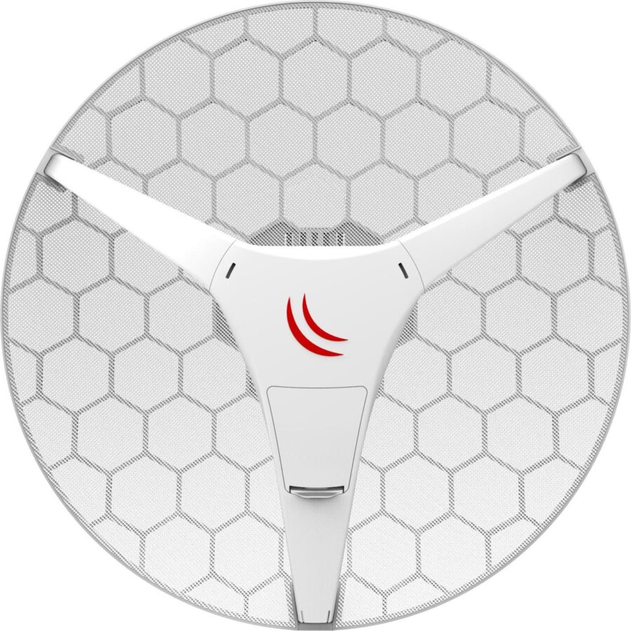 Повторитель беспроводного сигнала MikroTik Wireless Wire Dish (RBLHGG-60ADKIT) 10/100/1000 белый (упак.:2шт)