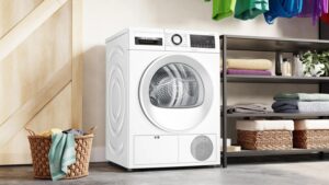 Купить Сушильная машина Bosch Serie 6 WQG242AASN пан.англ. кл.энер.:A++ макс.загр.:9кг белый - 4D-13377230 из реестра по лучшей цене