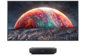 Купить Лазерный телевизор TV 100'' Hisense/ 100", Projector Triple-Chroma, 4K UHD, 25 000ч, 3000Лм, 20W x 2, VIDAA U6, 3хHDMI, 2хUSB, Bluetooth, Wi-Fi + ЭКРАН - 4D-13454090 из реестра по лучшей цене