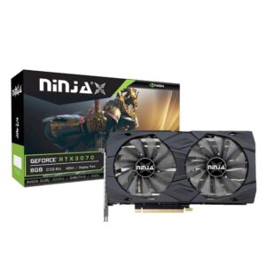 Купить Видеокарта Ninja (Sinotex) RTX3070 8GB GDDR6 256bit 3xDP HDMI 2FAN RTL - 4D-15549005 из реестра по лучшей цене
