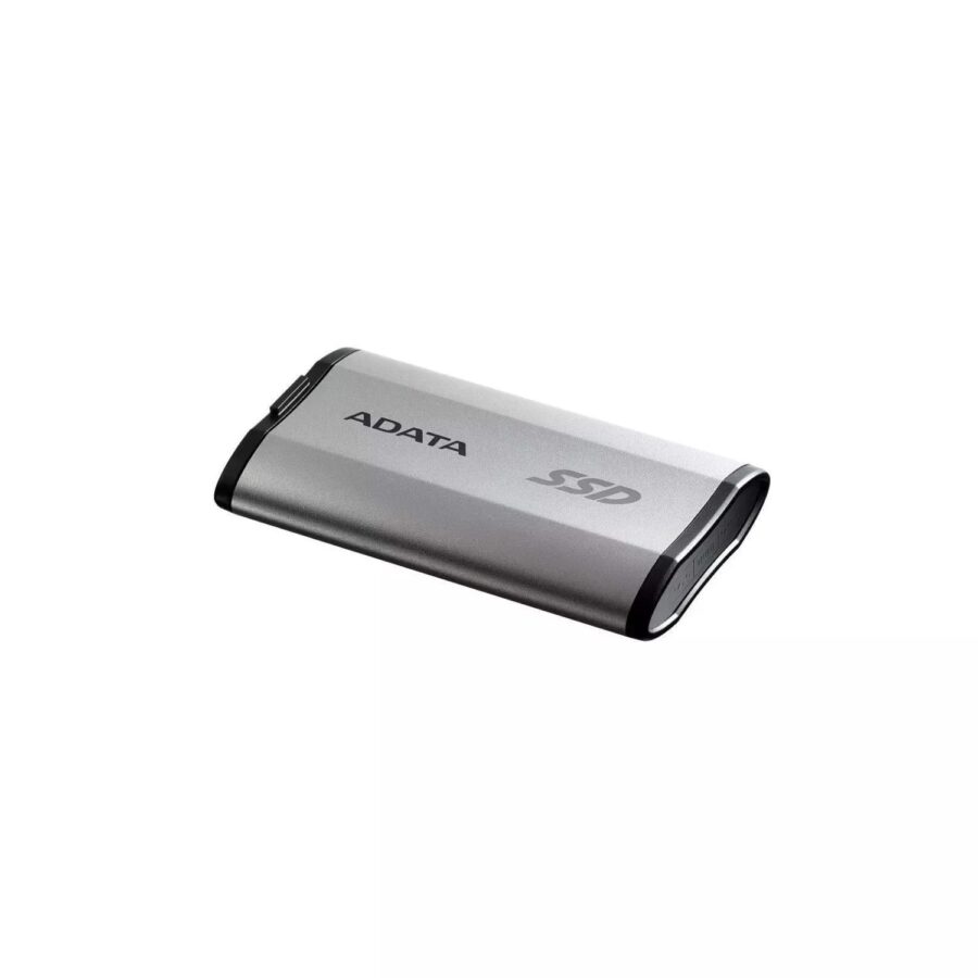 Твердотельный накопитель/ ADATA External SSD SD810, 4000GB, Type-C, USB 3.2 Gen2х2, up to R/W 2000/2000 MB/s, 72.7x44x12.2mm, Silver (5 лет) — изображение 3
