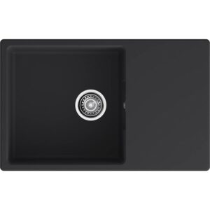 Купить Кухонная мойка GRANFEST URBAN 678L black 1-чаша+крыло 780*490мм, монтаж: врезной, материал: кварц, цвет: черный - 4D-15575175 из реестра по лучшей цене
