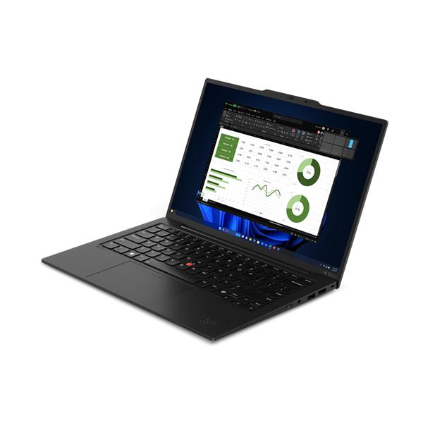 Ноутбук ThinkPad X1 Carbon Gen 12 14" 2.8K(2880x1800)OLED 400N, Intel Ultra 7 155H, 32GB LPDDR5, 1TB SSD M.2, Intel Graphics, WiFi6, BT, FPR, KB Eng/Ru, FHD Cam, 57Wh, 65W USB-C, Win 11 ProEng, 1Y, 1.09kg — изображение 4