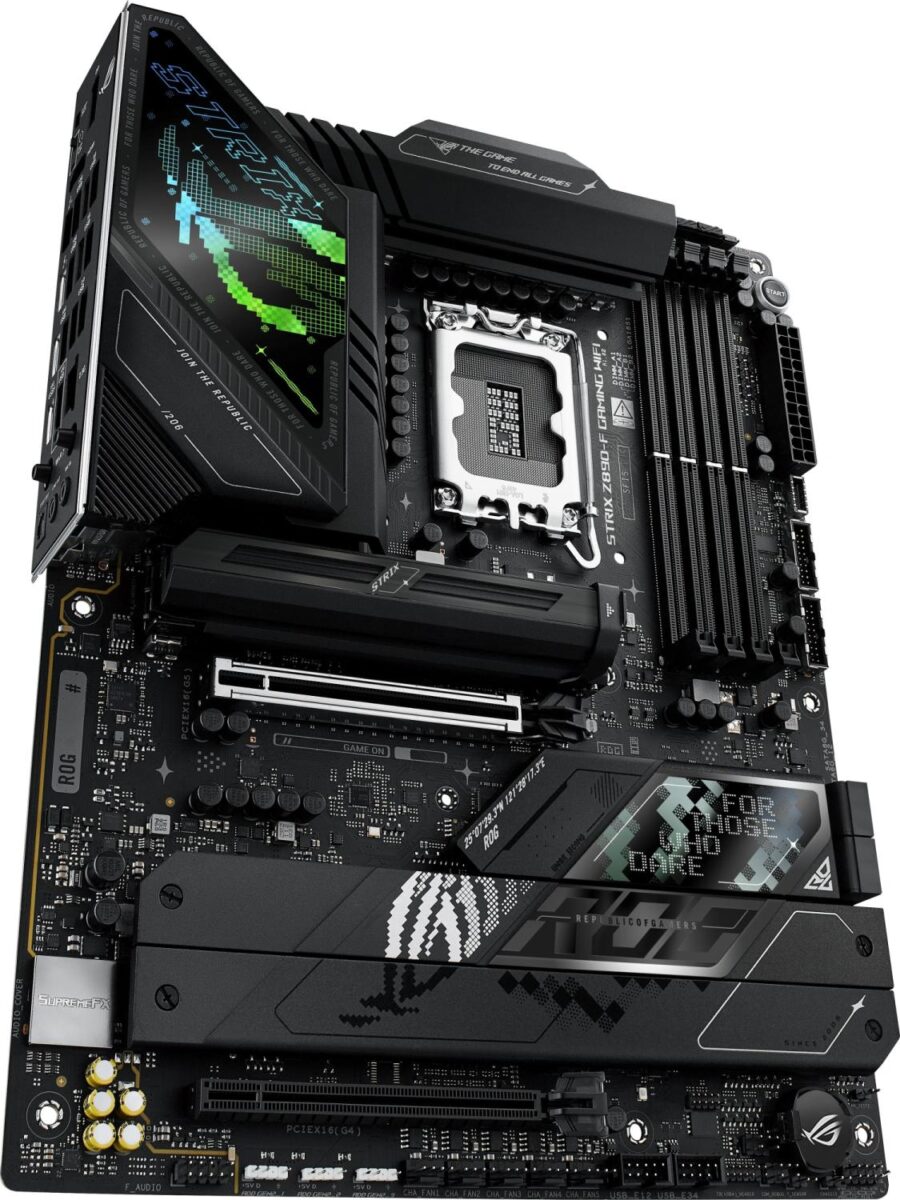 Материнская плата Asus ROG STRIX Z890-F GAMING WIFI Soc-1851 Intel Z890 4xDDR5 ATX AC`97 8ch(7.1) 2.5Gg RAID+HDMI+DP — изображение 4
