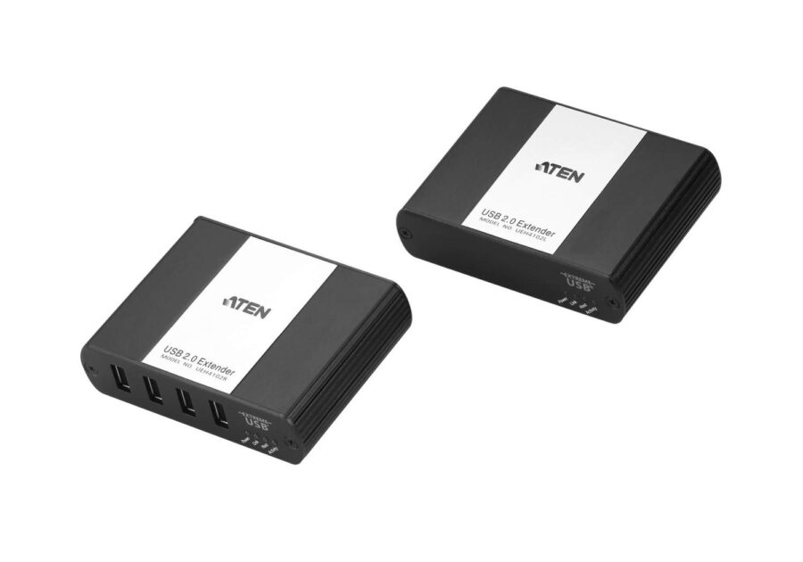 4-портовый USB 2.0-удлинитель по кабелю Cat.5/ 4-Port USB 2.0 Cat 5 Extender over LAN — изображение 2