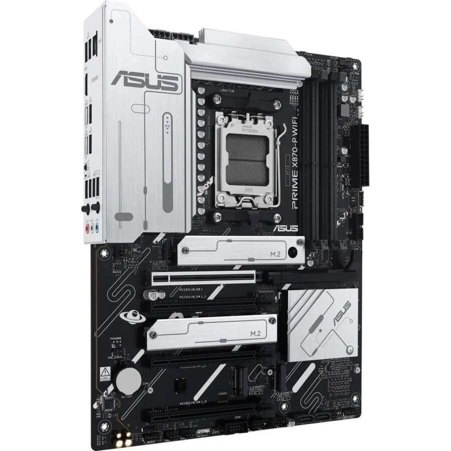 Материнская плата ASUS PRIME X870-P WIFI AM5 ATX 4xDDR5 4xPCIEx16 4xM.2 2xUSB-C HDMI 2.5GLAN Wi-Fi 7 — изображение 2