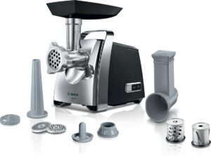Купить Мясорубка BOSCH/ Мясорубка 700Вт, 3.5 кг/мин, реверс, насадки: шинковка, кеббе, колбас - 4D-14029131 из реестра по лучшей цене