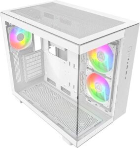 Купить Корпус Montech King 65 PRO белый без БП ATX 8x120mm 6x140mm 2xUSB3.0 audio bott PSU - 4D-15165459 из реестра по лучшей цене