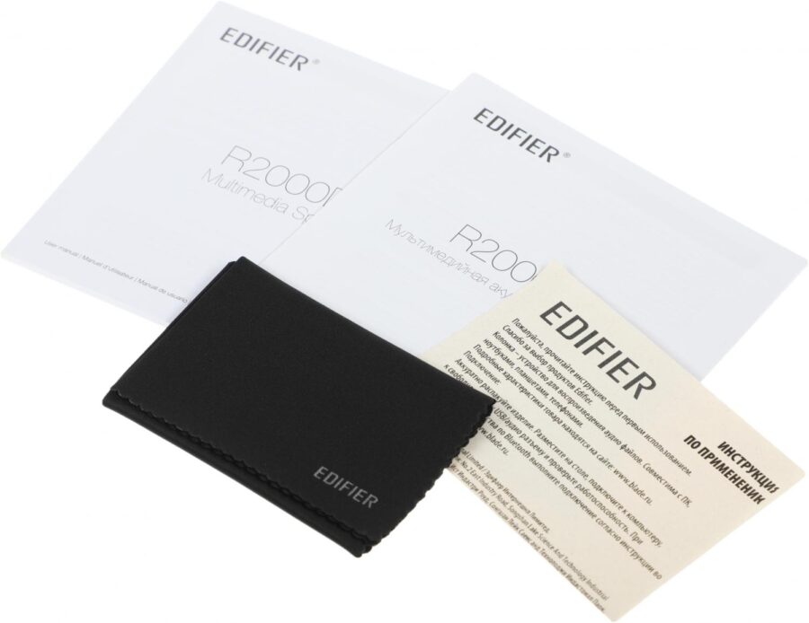 Колонки Edifier R2000DB 2.0 черный/черный 120Вт BT — изображение 4