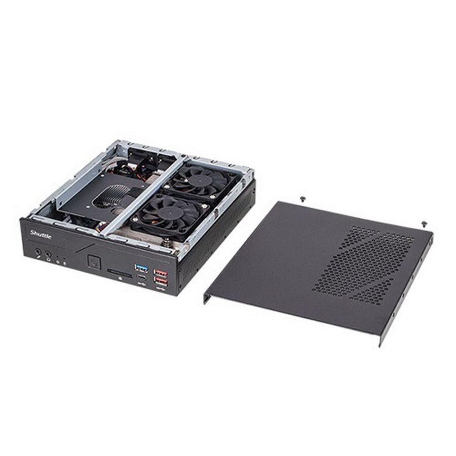 Платформа системного блока Shuttle DH670 1.3L, Alder lake-s Pentium/Celeron/Core 65 Вт LGA1700, 2 x DDR4 3200MHz (max 64Gb), HDMI 2. x 2+ DisplayPort x 2, Quad video outputs,4K playback, M.2 PCIE 2230 E key/2280/2260/2242 M key, USB3.2 gen 2*4/USB3.2gen1* — изображение 4