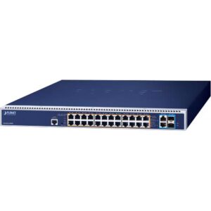 Купить коммутатор/ PLANET GS-6322-24P4X L3 24-Port 10/100/1000T 95W 802.3bt PoE + 2-Port 10GBASE-T + 2-Port 10G SFP+ Managed Switch with dual modular power supply slots (24-port 95W PoE++, max. 2,280-watt PoE budget, RPS(1+1)/EPS(2+0) mode, ERPS Ring, ONVIF, Cyb - 4D-12698637 из реестра по лучшей цене