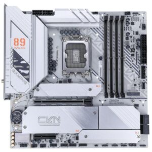 Купить Материнская плата Colorful CVN Z890M GAMING FROZEN V20 Z890, LGA1851, 4*DDR5, 1*PCIEx16, 1*PCIEx4, 5*M.2, 3*TypeC, 2*USB3.2Gen2, 6*USB3.2Gen1, 4*USB2.0, 4*SATA3.0, 2.5G, DP, HDMI, M-ATX, RTL - 4D-15295899 из реестра по лучшей цене