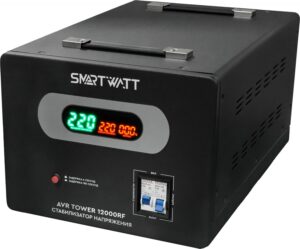 Купить Стабилизатор напряжения Smartwatt AVR Tower 12000RF 12000ВА черный - 4D-14383837 из реестра по лучшей цене