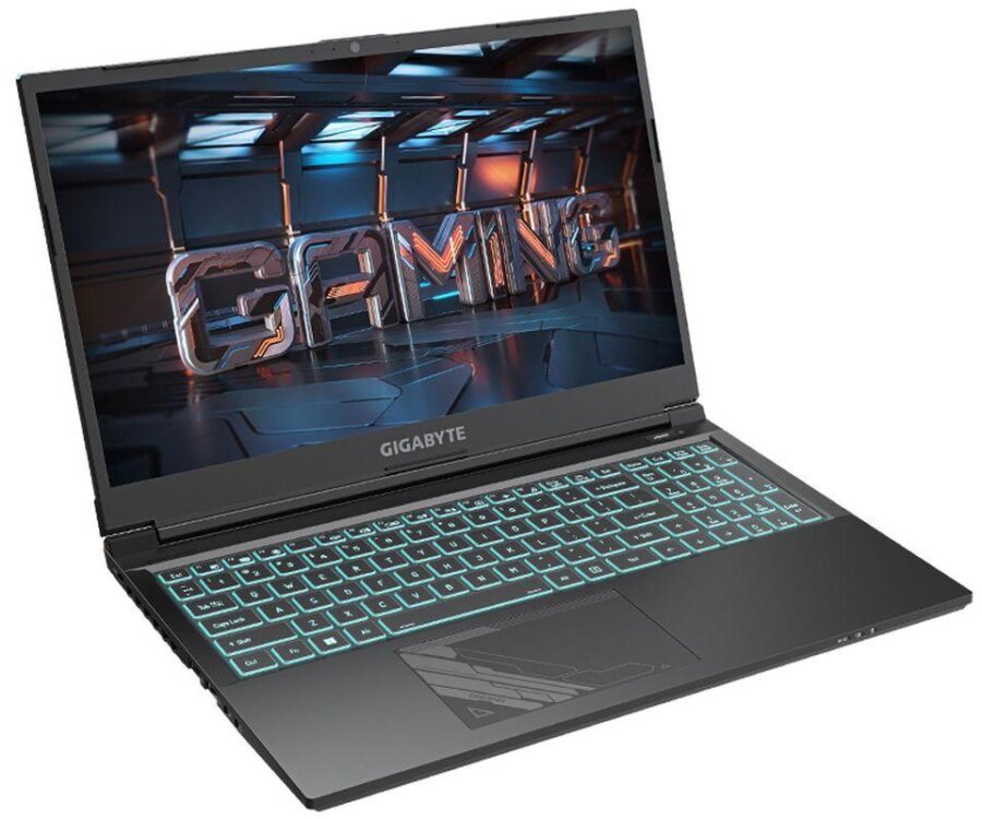 Ноутбук Gigabyte G5 Core i5 12500H 16Gb SSD512Gb NVIDIA GeForce RTX4050 6Gb 15.6" IPS FHD (1920x1080) Windows 11 Home black WiFi BT Cam (MF-E2KZ313SH) — изображение 4