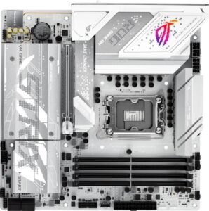 Купить Материнская плата Asus ROG STRIX B860-G GAMING WIFI Soc-1851 Intel B860 4xDDR5 mATX AC`97 8ch(7.1) 2.5Gg RAID+HDMI+DP - 4D-15632215 из реестра по лучшей цене