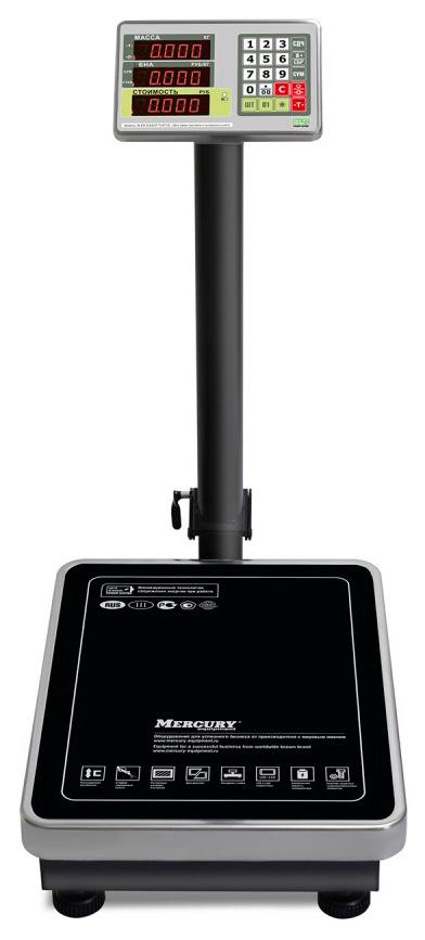 Весы торговые Mertech M-ER 335ACPU-60.10 LED черный (3112) — изображение 2