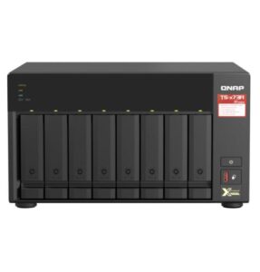 Купить Система хранения данных QNAP SMB QC 2,2GhzCPU/8Gb(upto64Gb)/upto 8HDD, up to 24 with TL-D800C/SATA(3,5'' 2,5")/ 4xUSB3.2/2xExp.slot/2x2,5Gb/iSCSI/1xPS/3YW TS-873A-8G-EU-RU - 4D-13762134 из реестра по лучшей цене