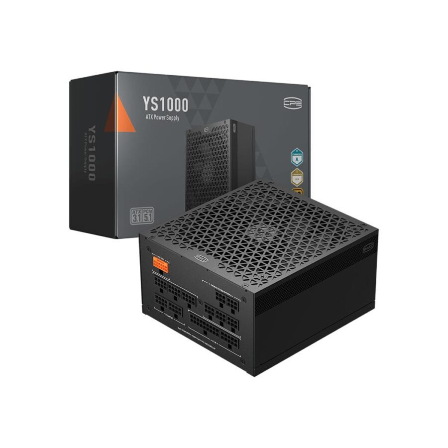 Блок питания ПК/ Power Supply PCCooler, 1000W 80+ Gold (ATX, 3.1, Full modular, 1x24(20+4)pin 610mm, 2xCPU 8(4+4)pin 700mm,  2xPCIe*2 8(6+2)pin 750mm, 1x12V(2x6) 12+4pin 500mm, 2xSATA*3+MOLEX4pin*1 450+120+120+150mm , Active, 135x135mm, 160x150x86mm, APFC