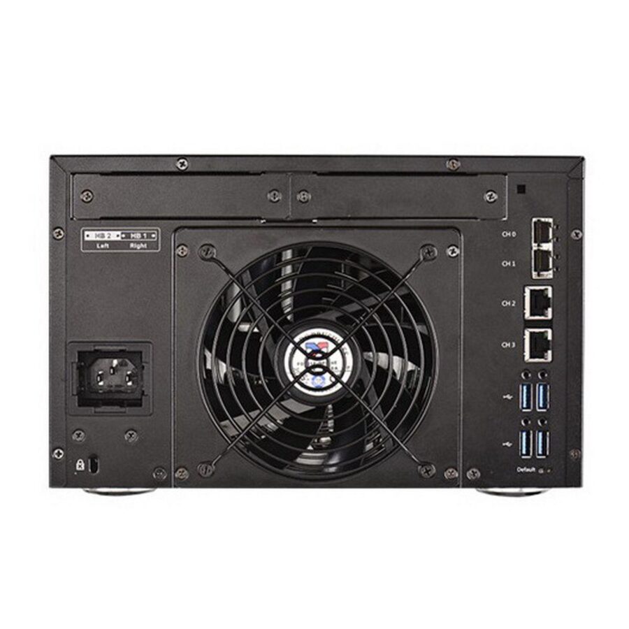 Платформа СХД Infortrend EonStor GSe Pro 200 5bay, High IOPS Solution, desktop cloud-integrated unified storage, including: Intel D1517, 2x4GB, 2x 10GbE SFP+, 2x 1GbE, 2x USB 3.1 Gen2, 2x USB 3.0, 2x host board slot(s), 1xPSU and 5x drive trays — изображение 4