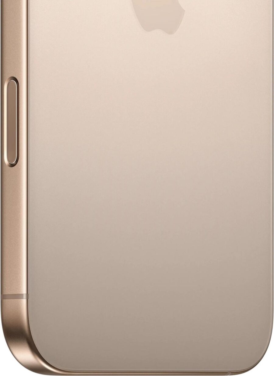 Смартфон Apple A3295 iPhone 16 Pro Max 256Gb бежевый титан моноблок 3G 4G 1Sim 6.9" 1320x2868 iOS 18 48Mpix 802.11 a/b/g/n/ac/ax/be NFC GPS Protect — изображение 3