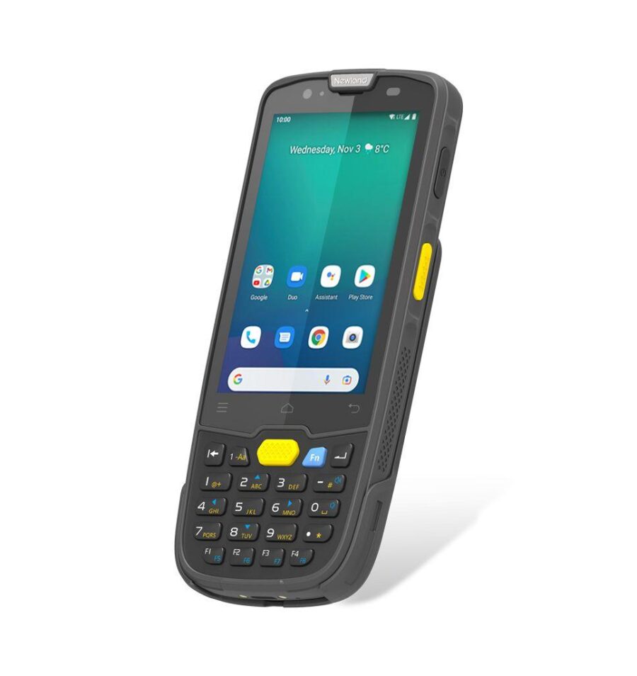 Терминал сбора данных/ MT6755 Sei Mobile Computer with 4" touchscreen, 2D CMOS Mega Pixel imager with Laser Aimer (CM6x), 4GB/64GB, BT, WiFi, 4G, GPS, NFC and Camera. Incl.  Protective case, Handstrap. wrist strap, USB cable, battery and multiplug adapter — изображение 4