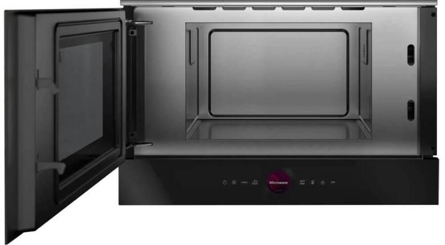 Встраиваемые микроволновые печи BOSCH 900Вт, 5 режимов, инвертер, 21 л, черный, петли слева