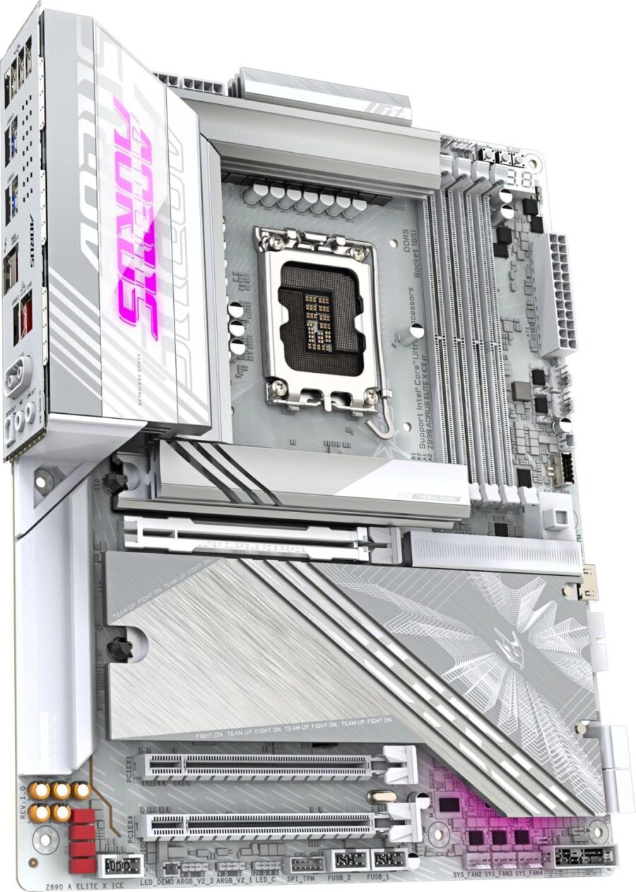 Материнская плата Gigabyte Z890 AORUS ELITE X ICE Soc-1851 Intel Z890 4xDDR5 ATX AC`97 8ch(7.1) 2.5Gg RAID — изображение 3