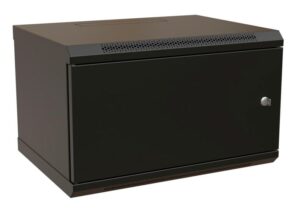 Купить Шкаф коммутационный WRline (WR-TW-0666-SR-RAL9004) настенный 6U 600x600мм пер.дв.металл 2 бок.пан. направл.под винты 60кг черный 500мм 367мм IP20 сталь - 4D-13210611 из реестра по лучшей цене