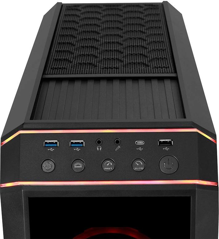 Корпус Chieftec Stallion II черный без БП ATX 2x120mm 2x140mm 1x180mm 1xUSB2.0 audio bott PSU — изображение 4