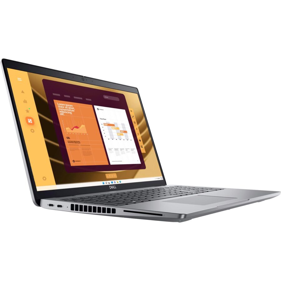 Ноутбук/ Dell Latitude 5550 15.6"(1920x1080 (матовый) IPS)/Intel Core Ultra 5 135U(1.6Ghz)/8192Mb/512SSDGb/noDVD/Int:Intel® Graphics/Cam/BT/WiFi/42WHr/war 1y/1.62kg/Silver/Ubuntu + (210-BLMP) EN_kbd 3pin — изображение 2