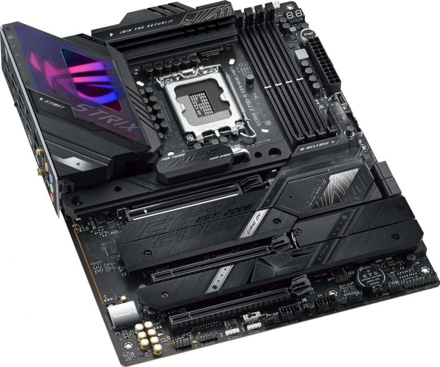 Материнская плата Asus ROG STRIX Z790-E GAMING WIFI Soc-1700 Intel Z790 4xDDR5 ATX AC`97 8ch(7.1) 2.5Gg RAID+HDMI+DP — изображение 3