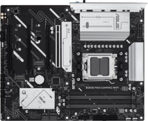 Купить Материнская плата Asus B650E MAX GAMING WIFI SocketAM5 AMD B650 4xDDR5 ATX AC`97 8ch(7.1) 2.5Gg RAID+HDMI+DP - 4D-15719040 из реестра по лучшей цене