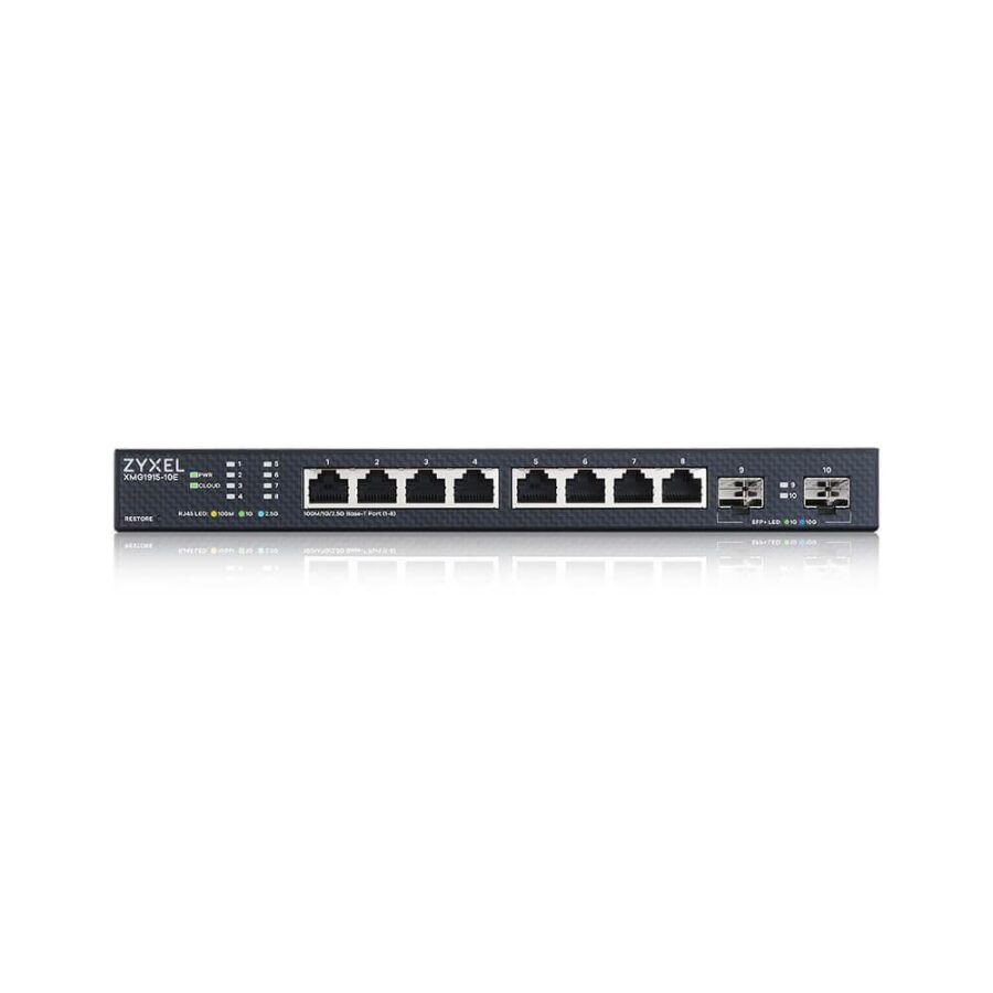 Коммутатор/ Multigigabit Smart L3 Lite switch Zyxel NebulaFlex XMG1915-10E, 8xRJ-45: 1/2.5G, 2xSFP+, silent (no fan) — изображение 3