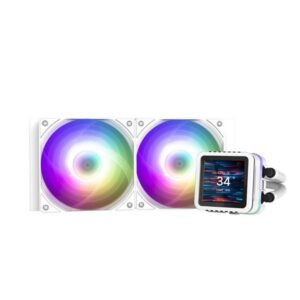 Купить Система водяного охлаждения Zalman CPU Liquid Cooler 240mm, ARGB, LCD Display, white - 4D-15485504 из реестра по лучшей цене